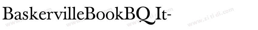 BaskervilleBookBQ It字体转换